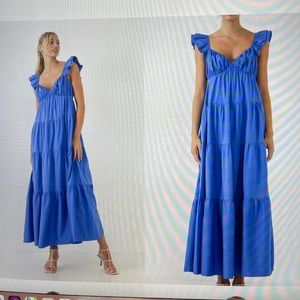 Free The Roses blue maxi dress